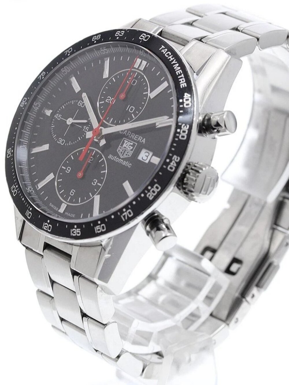 TAG HEUER Carrera CV2014-2 Chronograph black Dial Automatic Men's Watch_965051